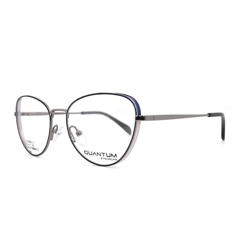 20192020 New Arrival Durable ladies Eyewear Metal Frame Half Rim Designer Clear Lens Eye Glasses Framemen optical frame