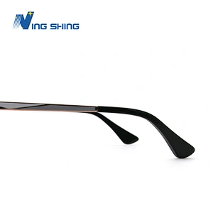 New Arrival eyeglasses Optical Frame Half Metal Frame Half Rim Designer Clear Lens Glasses Frame oem eyewear