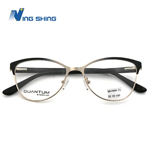 2020 New Arrival Glasses Optical Frame Half Fra Metal Frame Half Rim Designer Clear Lens Eye Glasses Frame oem eyeglasses frames