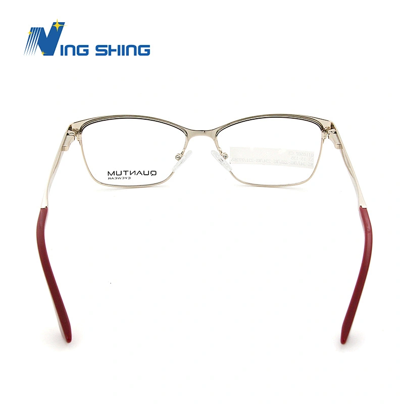 New Arrival Glasses Optical Frame Half Frame Metal Frame Half Rim Designer Clear Lens Glasses Frame oem eyeglasses frames