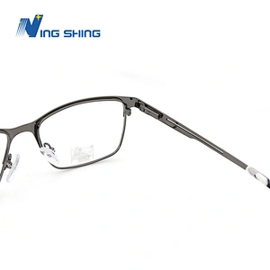 2020 New Arrival Glasses Optical Frame Half Fra Metal Frame Half Rim Designer Clear Lens Eye Glasses Frame oem eyeglasses frames