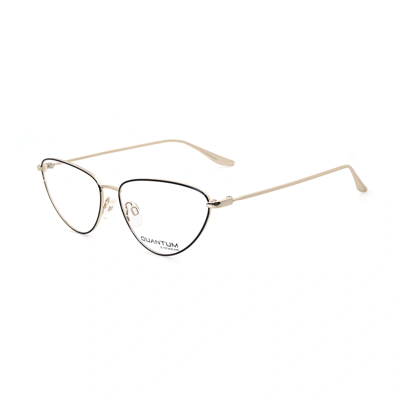 Wholesale Luxurious Stylish Retro Thin Metal Women Eyeglasses Frames