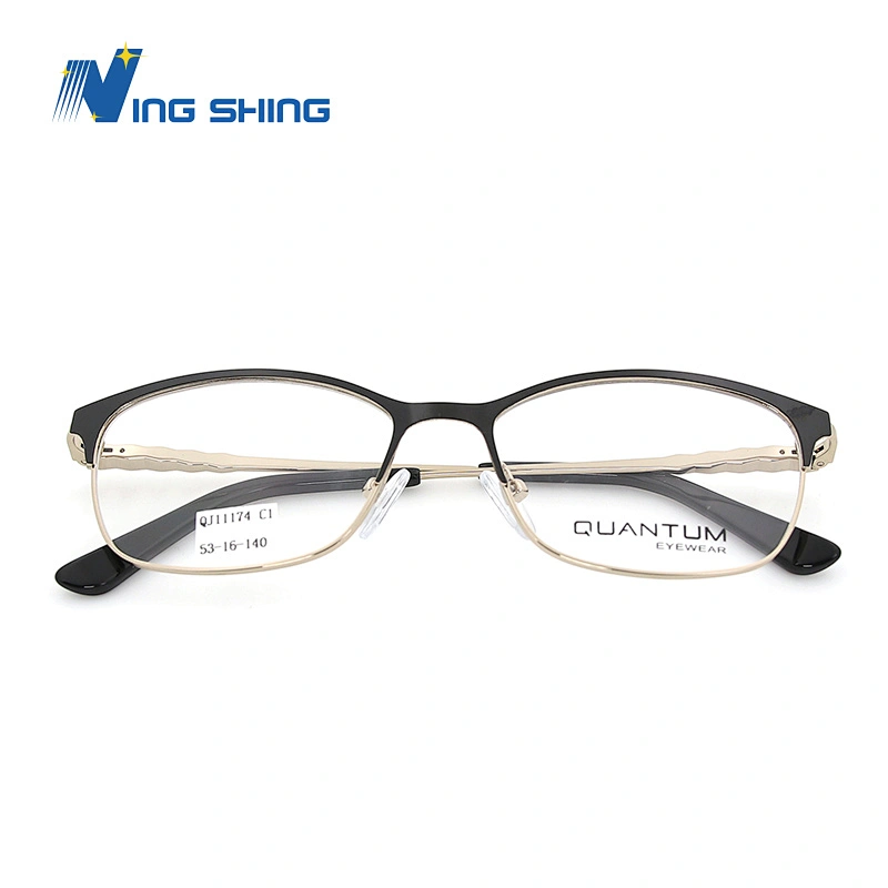 2020 New Arrival Glasses Optical Frame Half Fra Metal Frame Half Rim Designer Clear Lens Eye Glasses Frame oem eyeglasses frames