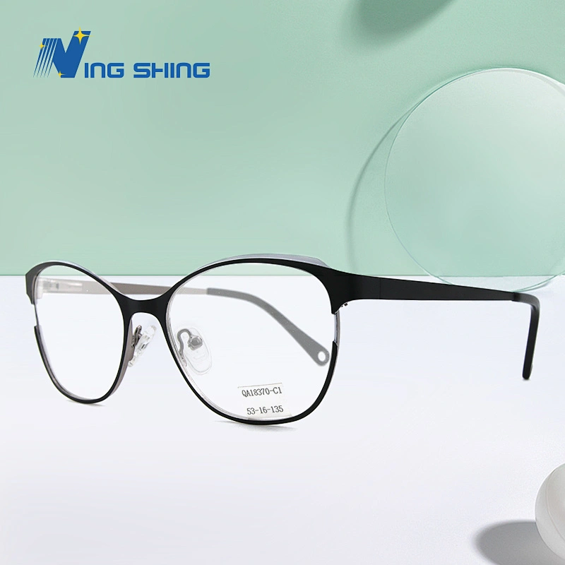 2020 New Arrival Glasses Optical Frame Half Fra Metal Frame Half Rim Designer Clear Lens Eye Glasses Frame oem eyeglasses frames