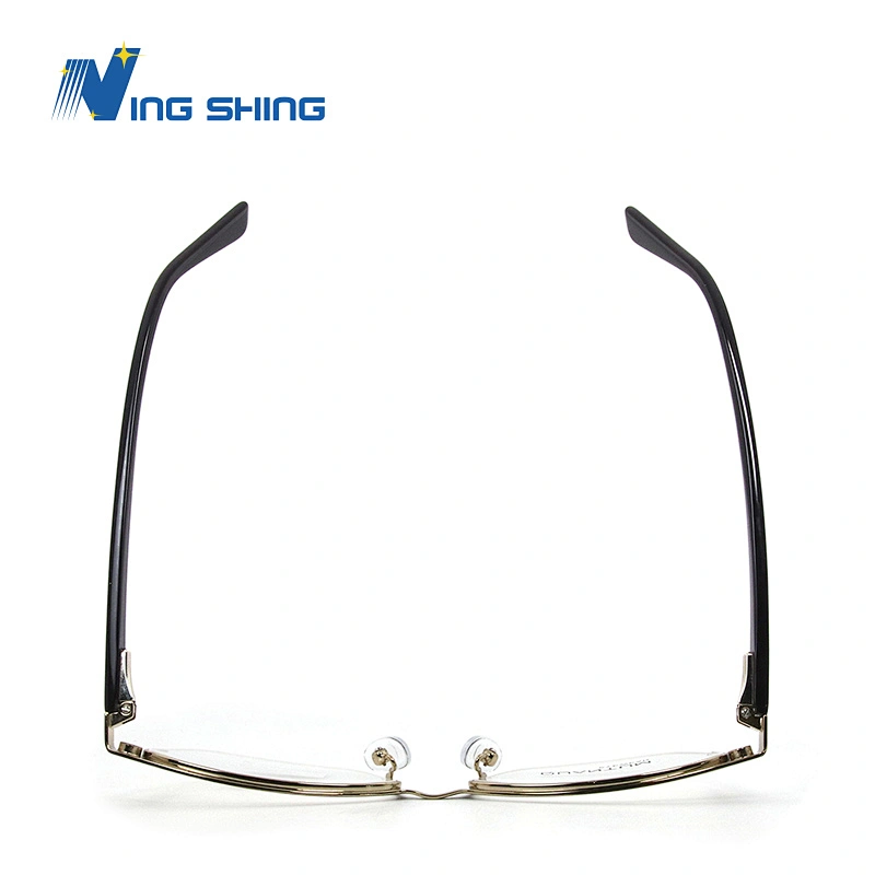 NingShing new arrival metal half rim optical frames sunglasses magnetic Clip On frame eyewear eyeglasses