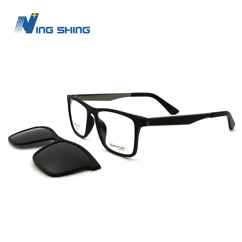 2019New model optica frame spectacles frame magnetic clip-on optics frames