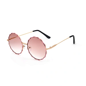 Customized Diversiform Oversized Rectangle Vintage Unisex Metal Frame Sunglasses