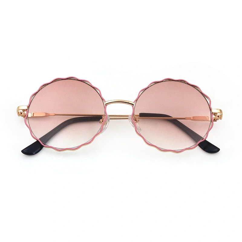 Novelty Style Multiple Fashionable Pc Round Aping Logo for Metal Frame Sunglasses