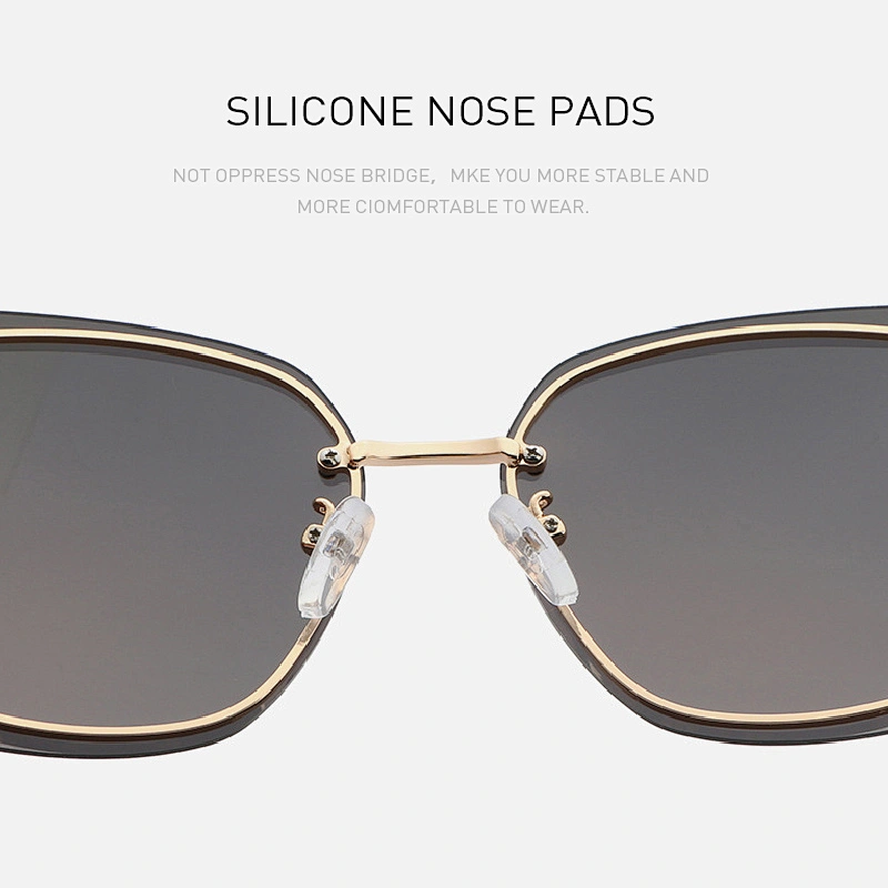 New outdoor sunglasses women's round pattern frame sunglasses protect eyes from ultraviolet rays