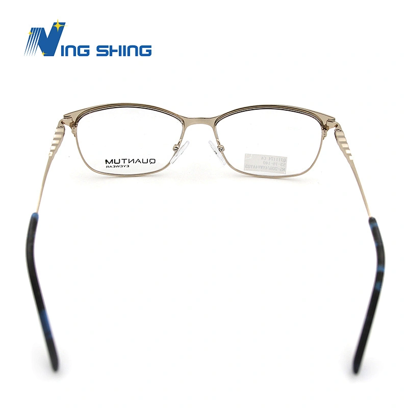 2020 New Arrival Glasses Optical Frame Half Fra Metal Frame Half Rim Designer Clear Lens Eye Glasses Frame oem eyeglasses frames