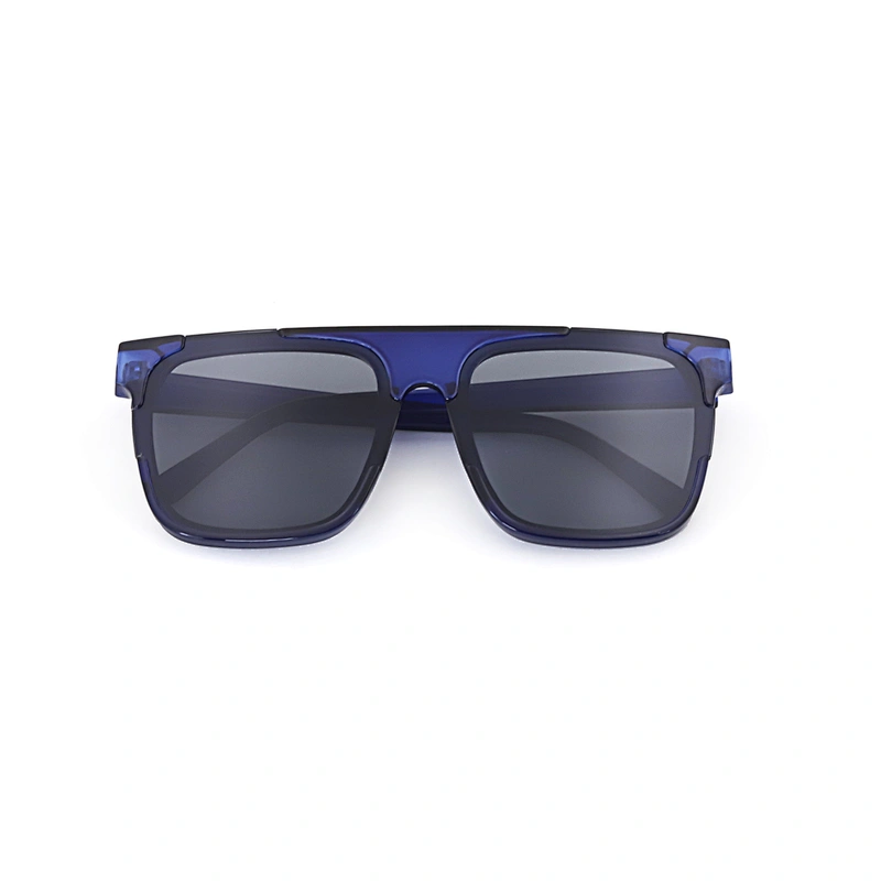 New Style Security High Quality Oversize Frame Pc Women Plastic Rectangle Sunglasses