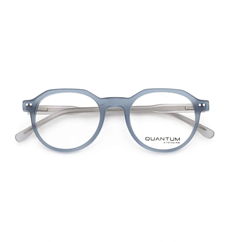 Fashion Designer Stock Unisex Round Acetate Material Optical Frames Glasses Eyeglasses