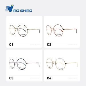 2020 New Arrival Large frame Round frame Metal Eyeglasses Optical Frame for Unisex