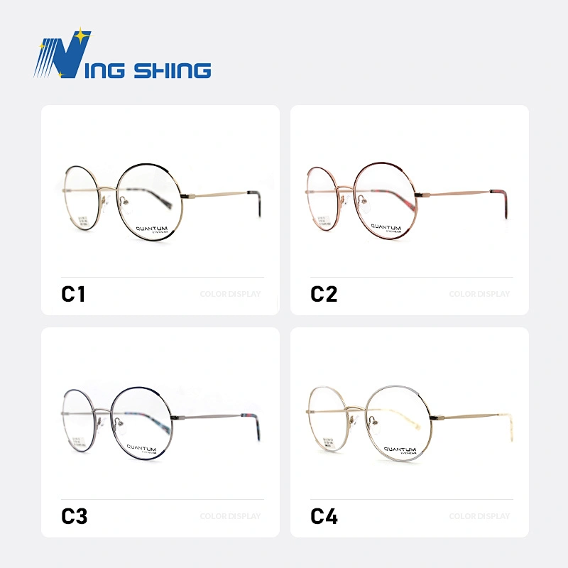 2020 New Arrival Large frame Round frame Metal Eyeglasses Optical Frame for Unisex