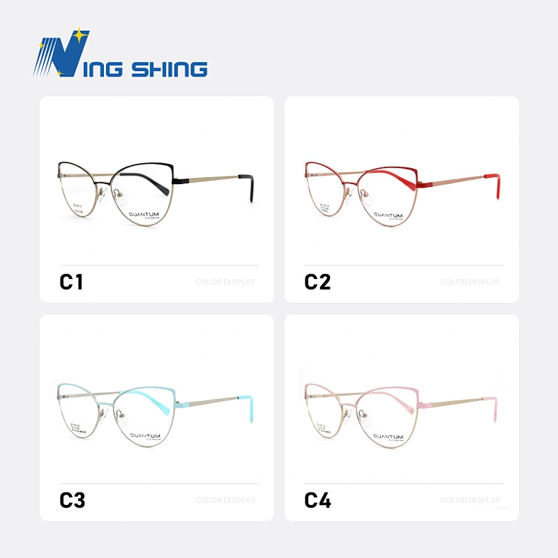 2020 New Arrival Glasses Optical Frame Half Fra Metal Frame Half Rim Designer Clear Lens Eye Glasses Frame oem eyeglasses frames