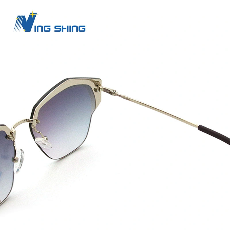 Ning Shing New polarized rimless frameless anti UV sunglasses eyewear eyeglasses Custom logo