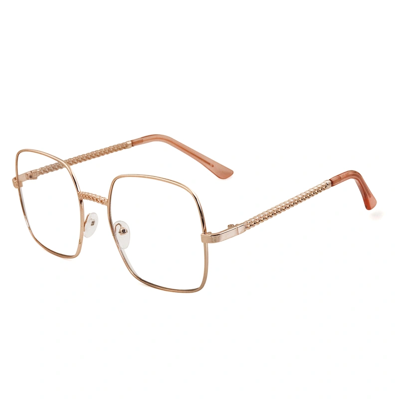 High Quality Popular Fashion Large Custom Logo Womens retro Metal for Sunglasses