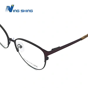 2019 NEW design eyewear Fine lines  spectacle frame  Alloy Carve optical  glasses Ultra-thin metal