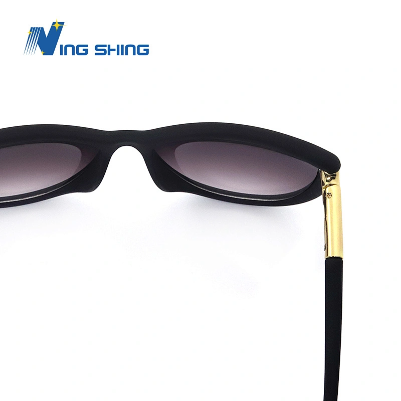 2020 New arrival Fashion eyeglasses rubber frames Ladies Sunglass plastic & brass frame and coated lens