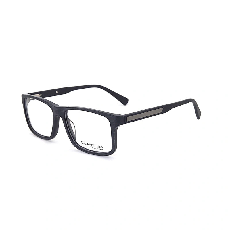 Man Retro Black Acetate Frame Optical Eyeglasses Eye Glasses