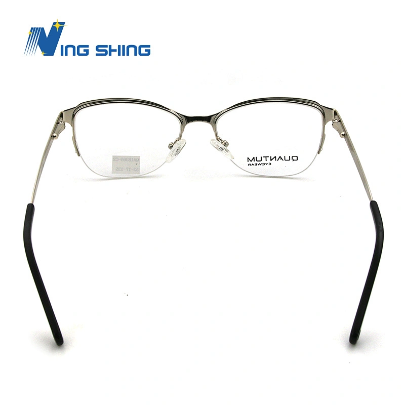 2020 New Arrival Glasses Optical Frame Half Fra Metal Frame Half Rim Designer Clear Lens Eye Glasses Frame oem eyeglasses frames