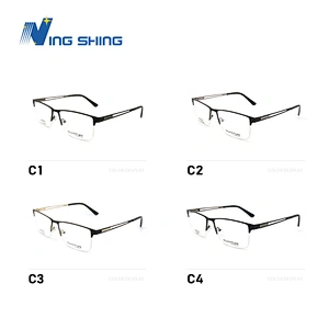 2020 NingShing Magnetic Clip On optical frames metal eyewear fast change sunglasses polarized  anti blue ray