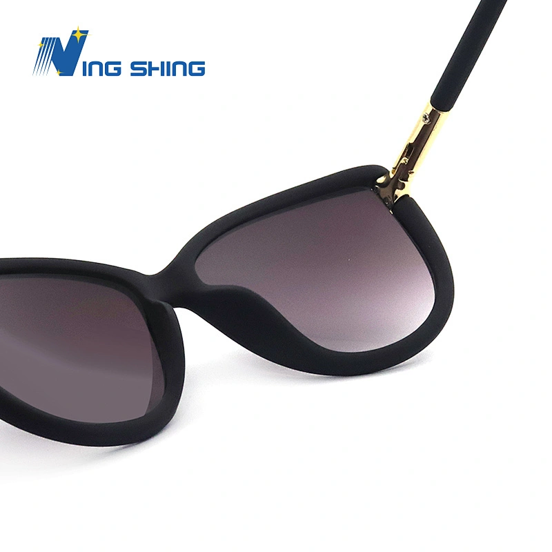 2020 New arrival Fashion eyeglasses rubber frames Ladies Sunglass plastic & brass frame and coated lens