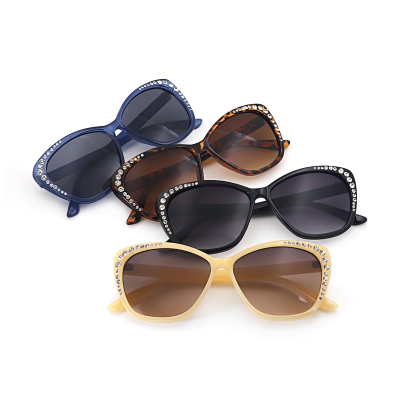 2020 Hot Selling Luxury Shades Women Plastic Frame Uv400 Sunglasses