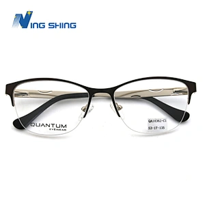 2020 New Arrival Glasses Optical Frame Half Fra Metal Frame Half Rim Designer Clear Lens Eye Glasses Frame oem eyeglasses frames
