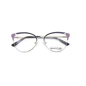 Customized Morden Full Rim Resin Frames Metal Woman Optical Eye Glasses