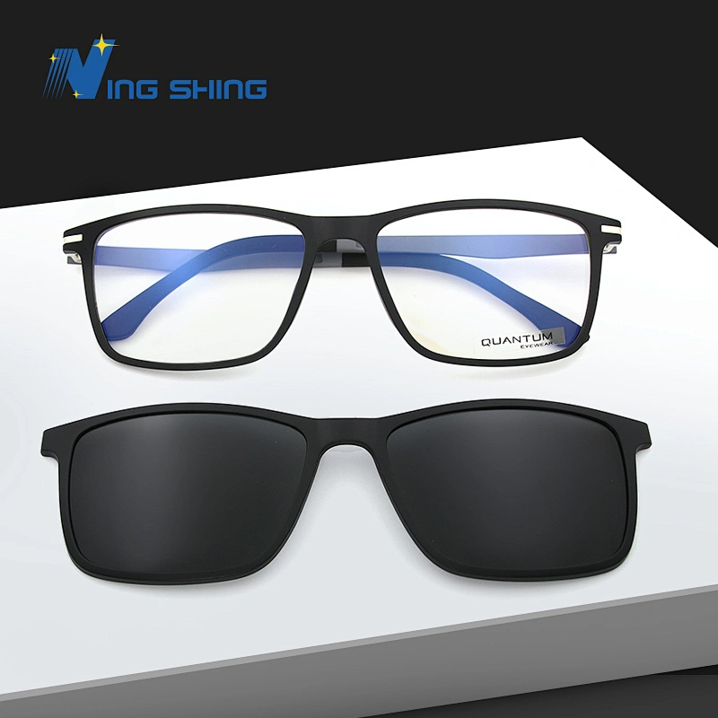 2019 NingShing NEW Magnetic Clip On optical frames eyewear spectacle quick fast change sunglasses polarized  anti blue ray