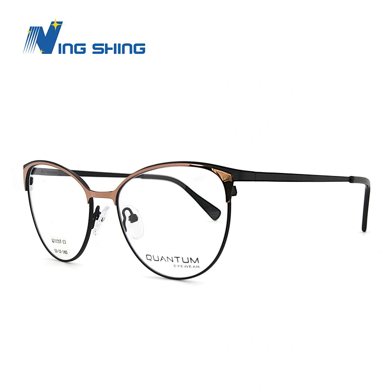 2020 New Arrival Glasses Optical Frame Half Fra Metal Frame Half Rim Designer Clear Lens Eye Glasses Frame oem eyeglasses frames