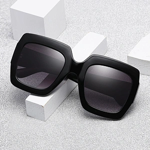 New fashion sunglasses Europe and the United States pattern pattern pattern fashionable ladies sunglasses big frame sunglasses
