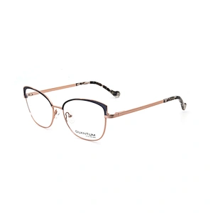 Fashion Thick Leg Metal Frame Full Rim Spectacles Glasses Optical Eyeglasses