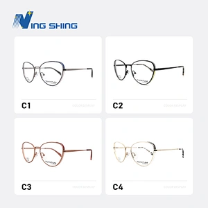 20192020 New Arrival Durable ladies Eyewear Metal Frame Half Rim Designer Clear Lens Eye Glasses Framemen optical frame