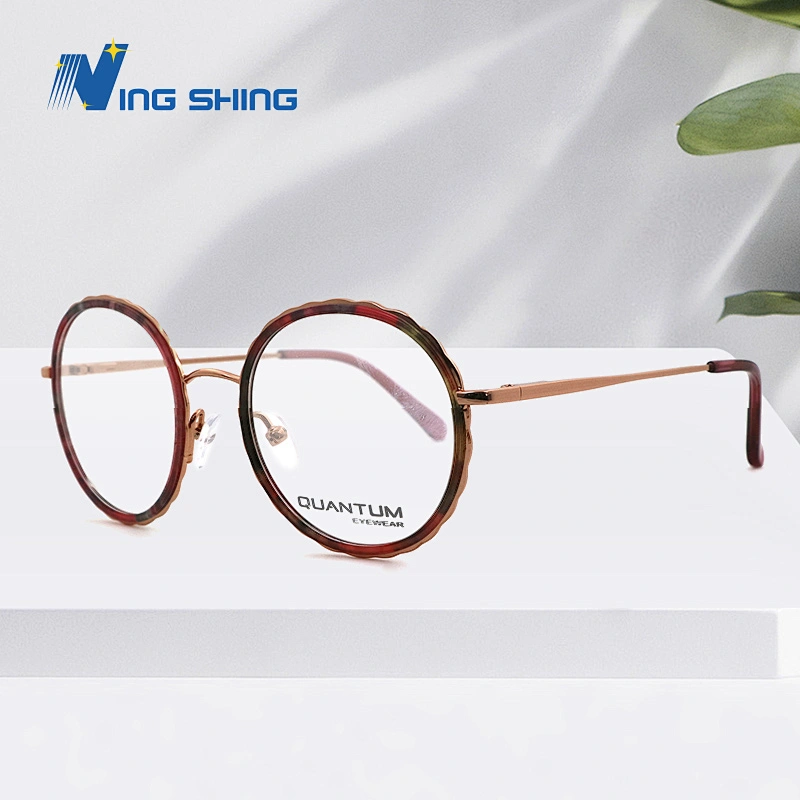 2019 NEW design Individual character Corrugated shape eyewear Fine lines  spectacle frame  ultrafine Carve glasses colorful