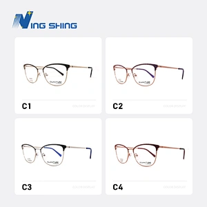 2019 NEW design eyewear Fine lines  spectacle frame  Alloy Carve optical  glasses
