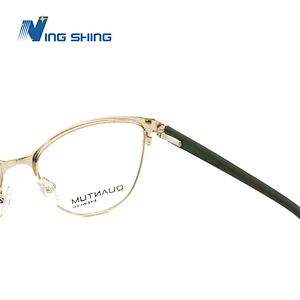 2020 New Arrival Glasses Optical Frame Half Fra Metal Frame Half Rim Designer Clear Lens Eye Glasses Frame oem eyeglasses frames