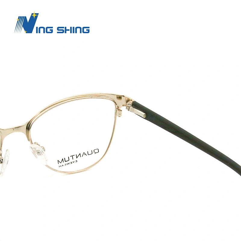 2020 New Arrival Glasses Optical Frame Half Fra Metal Frame Half Rim Designer Clear Lens Eye Glasses Frame oem eyeglasses frames