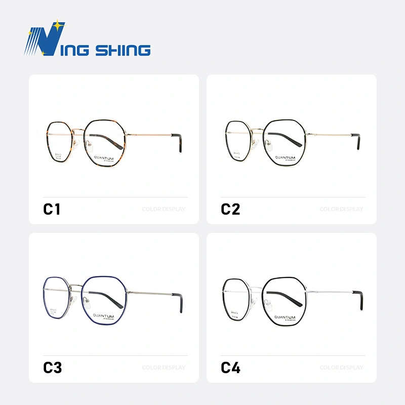 2020 New Arrival Glasses Optical Frame Half Fra Metal Frame Half Rim Designer Clear Lens Eye Glasses Frame oem eyeglasses frames
