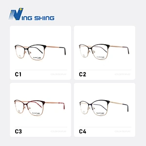 2019 NEW design Individual character Matte color matching eyewear Fine lines  spectacle frame  ultrafine Carve glasses colorful