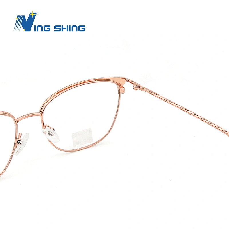 2020 New Arrival Glasses spring hinge Optical Frame Metal Frame full Rim AC Lens oem eyeglasses frames