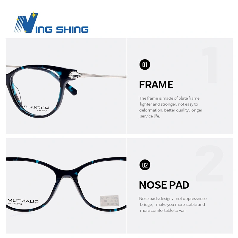 2019 NEW design eyewear for women Diamond-encrusted spectacle frame  Acetate Carve optical  glasses