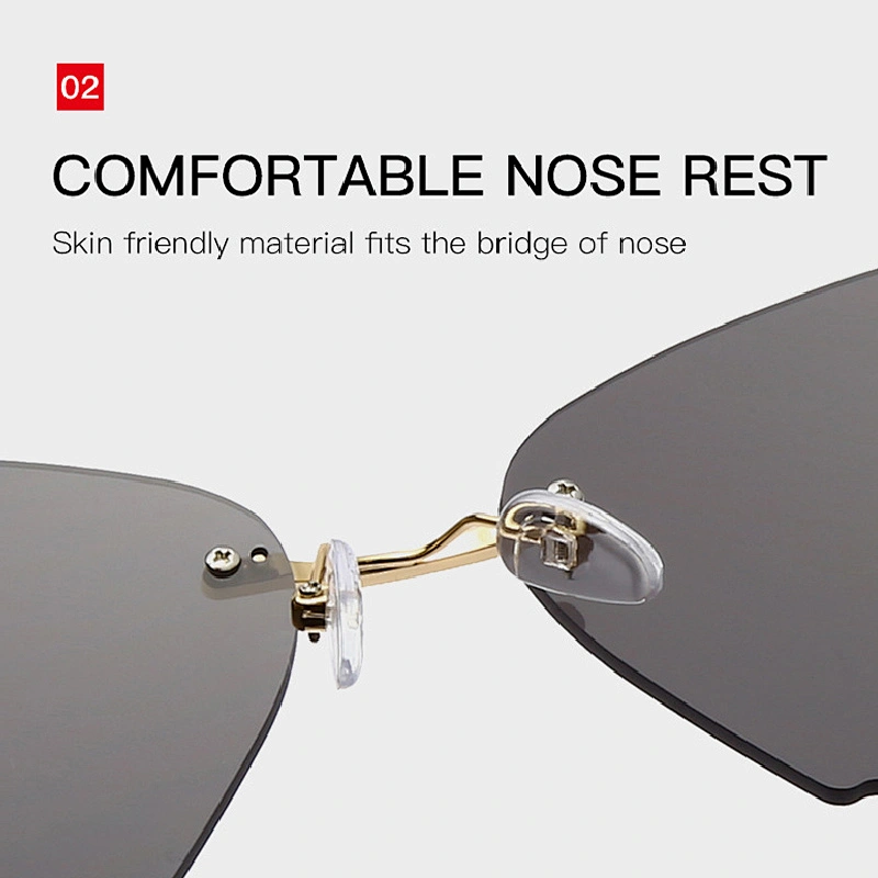 2020 individual butterfly sunglasses -- men, women, European and American fashion -- dazzle street sunglasses -- a cross-border
