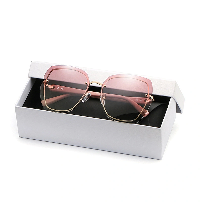 New outdoor sunglasses women's round pattern frame sunglasses protect eyes from ultraviolet rays