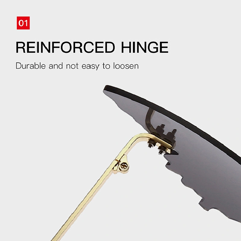 2020 individual butterfly sunglasses -- men, women, European and American fashion -- dazzle street sunglasses -- a cross-border
