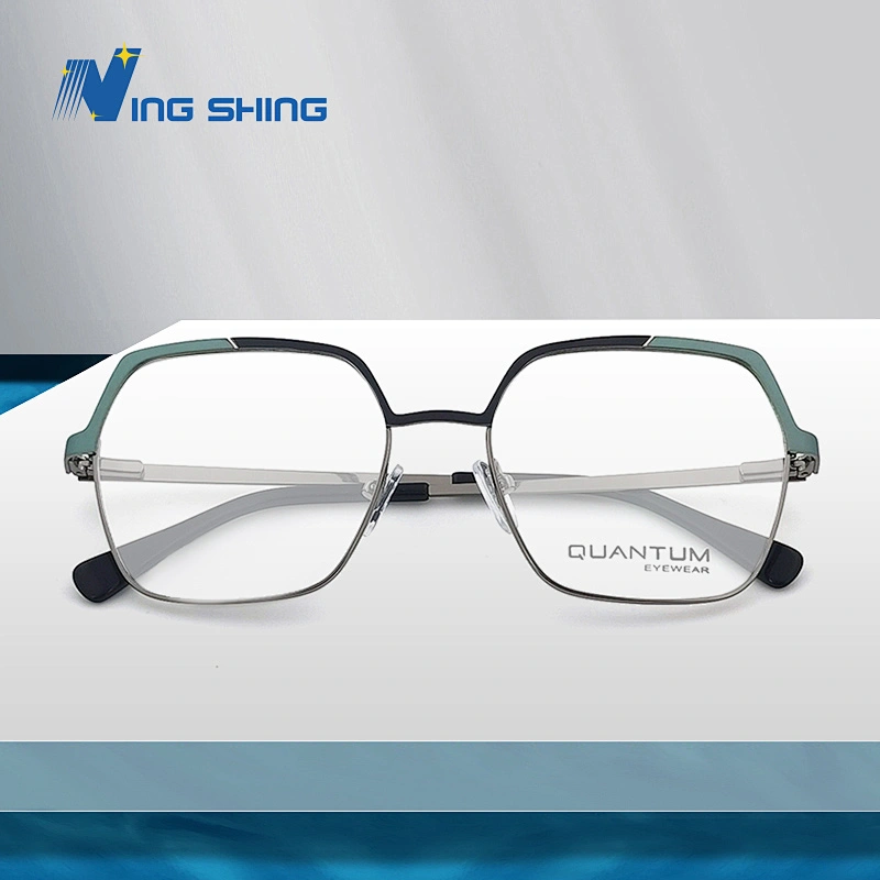 2019 NEW design Individual character color matching eyewear Fine lines  spectacle frame  Alloy Carve optical  glasses colorful