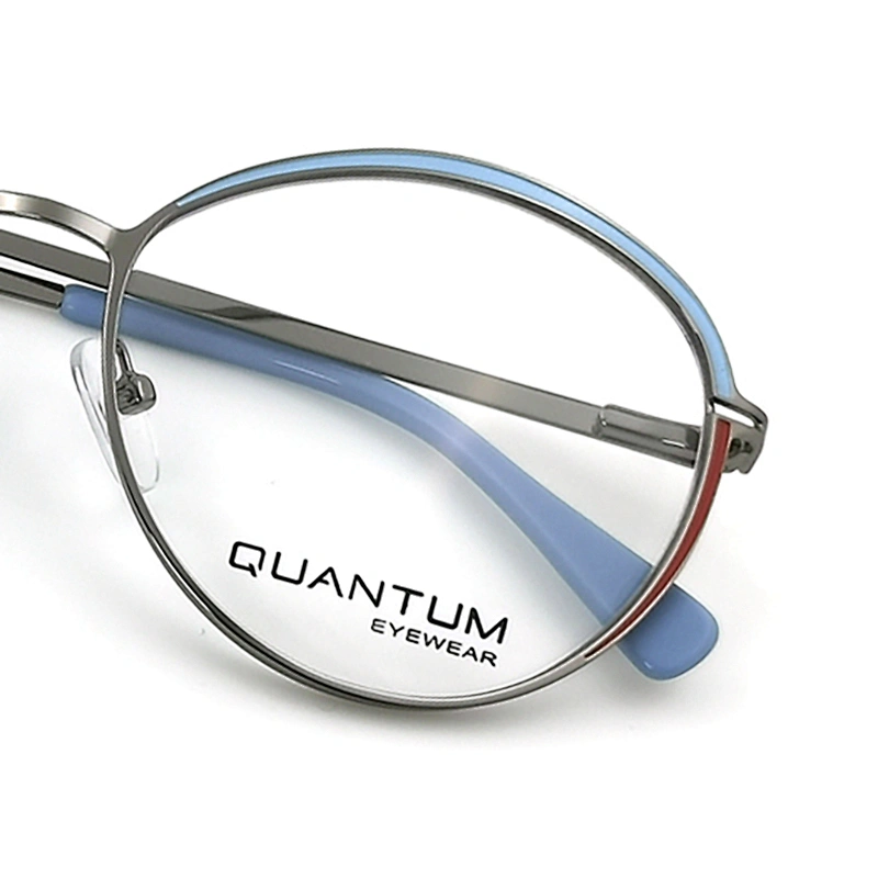 2020 New Arrival Glasses Optical Frame Half Fra Metal Frame Half Rim Designer Clear Lens Eye Glasses Frame oem eyeglasses frames