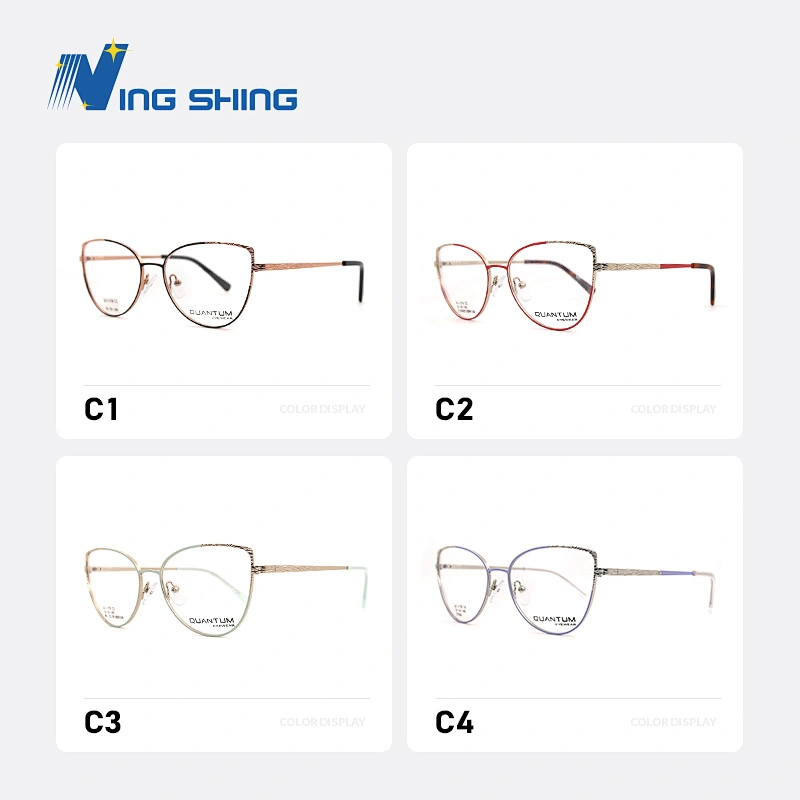 2020 New Arrival Glasses Optical Frame Half Fra Metal Frame Half Rim Designer Clear Lens Eye Glasses Frame oem eyeglasses frames