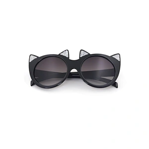 Wholesale Beat Price Kids Circle Plastic Cartoon Bling Sunglasses